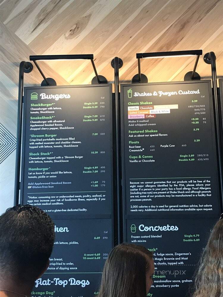Shake Shack - Ann Arbor, MI menu_pic