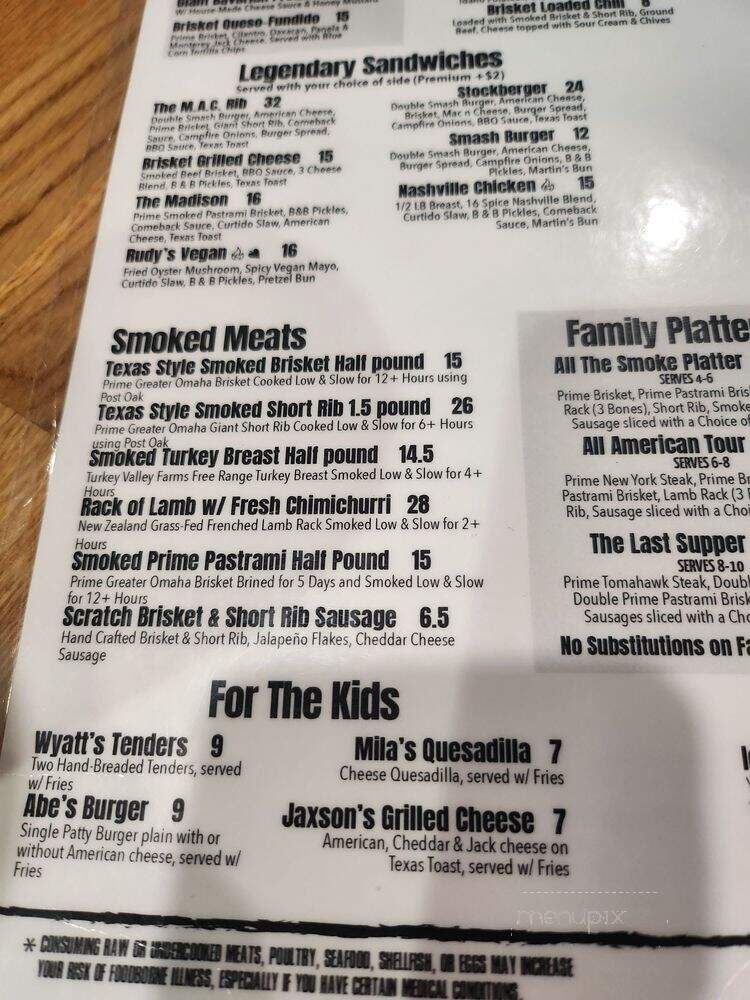 Craft by Smoke & Fire - Arcadia, CA menu_pic
