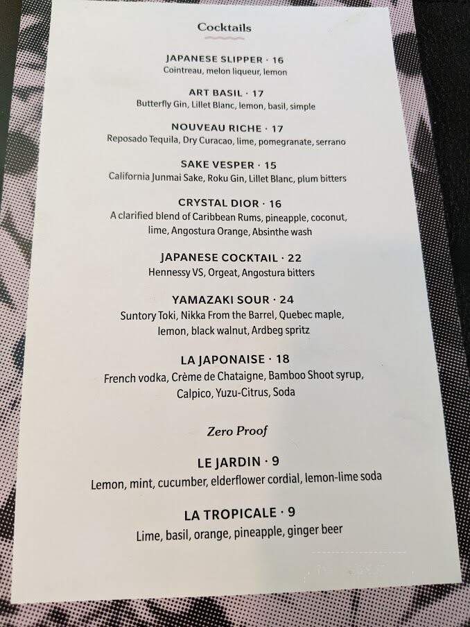 Gitanes - Ottawa, ON menu_pic