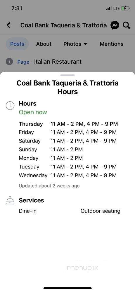 Coal Bank Taqueria & Trattoria - Silverton, CO