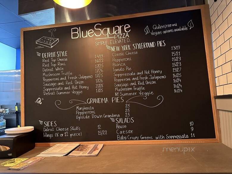 Blue Square Pizza - Hopkinton, MA menu_pic