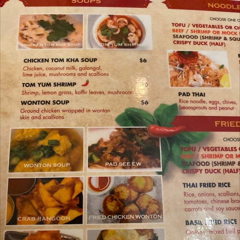 Flatbush Thai - Brooklyn, NY menu_pic