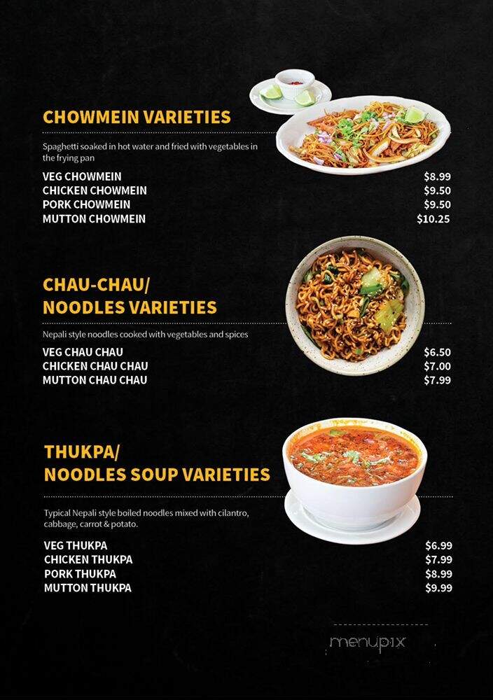 Annapurna Kitchen - Erie, PA menu_pic