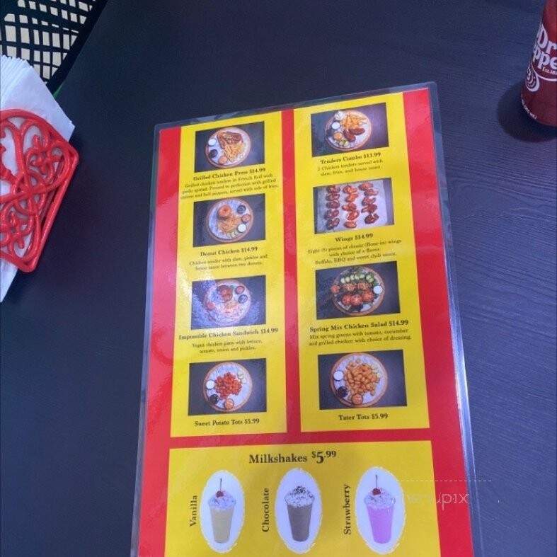 818 Chicken - Glendale, CA menu_pic