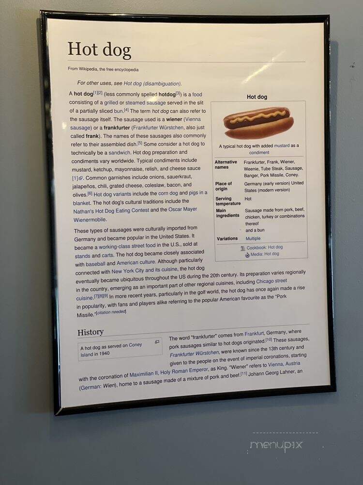 Derone's Dynamite Dogs - Williamsport, PA menu_pic