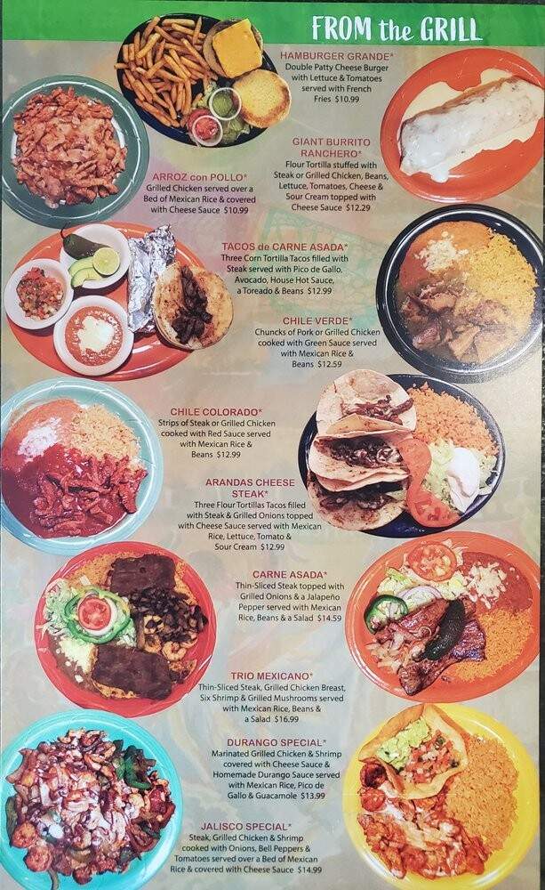 Las Palmas Mexican Restaurant and Grill - Ames, IA menu_pic