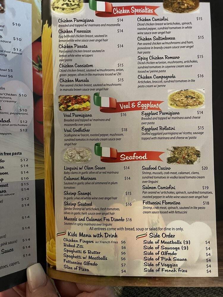 Joe's Pizza Italian Cuisine & Bar - Fort Worth, TX menu_pic