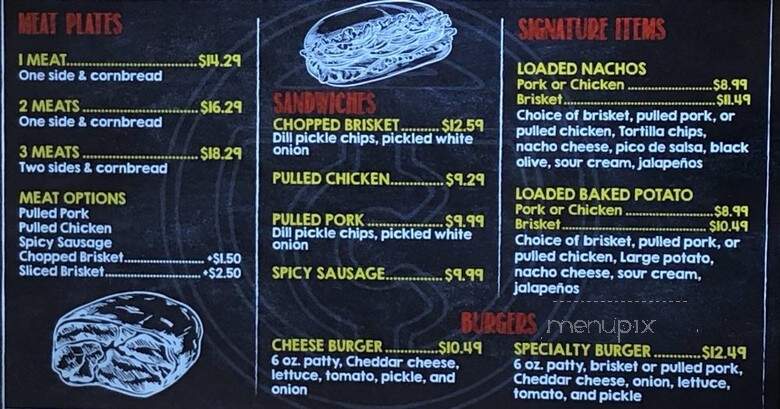 Over the Coles BBQ at Block Party - Holladay, UT menu_pic