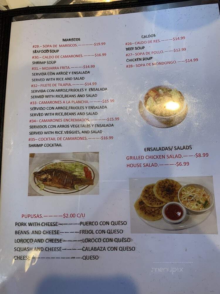 Las Maria's Restaurant - Plano, TX menu_pic