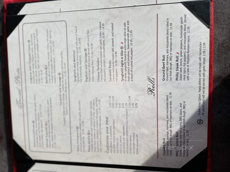 Salvatori's Authentic Italian Eatery - Fort Wayne, IN menu_pic