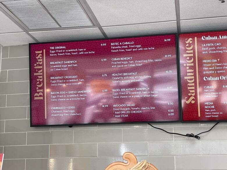 CAO Bakery & Cafe - Pembroke Pines, FL menu_pic