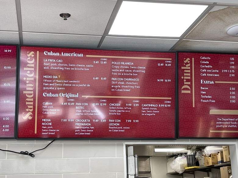 CAO Bakery & Cafe - Pembroke Pines, FL menu_pic