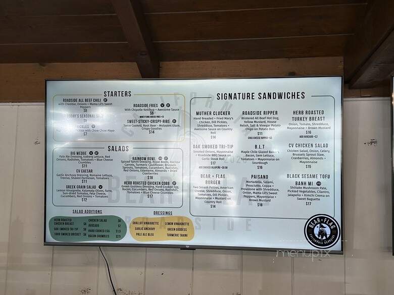 Bear + Flag Roadside - Carmel, CA menu_pic