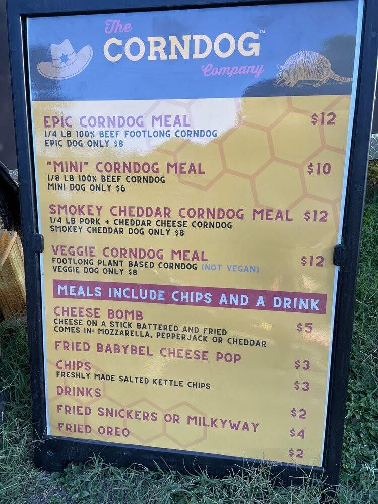 The Corndog Company - Austin, TX menu_pic