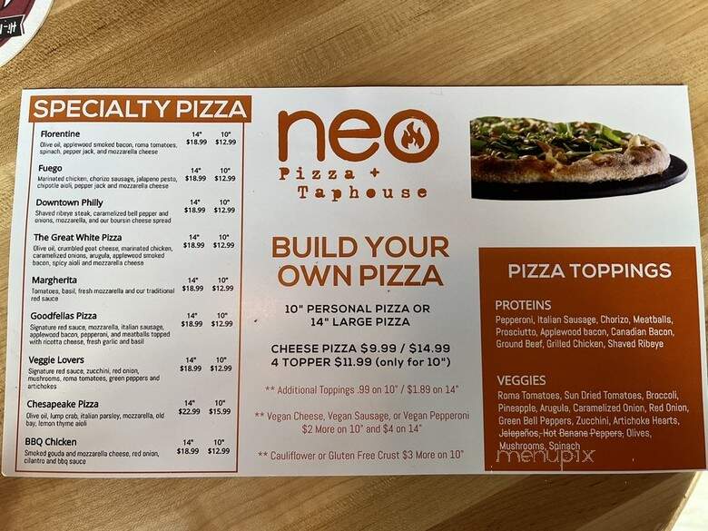 Neo Pizza & Taphouse - Owings Mills, MD