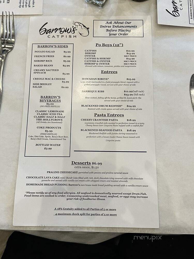 Barrow's Catfish - Harvey, LA