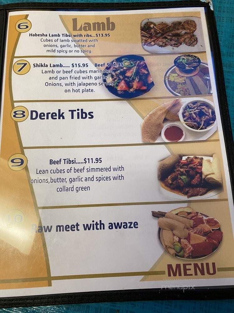 Habesha Restaurant and Grocery - Louisville, KY menu_pic
