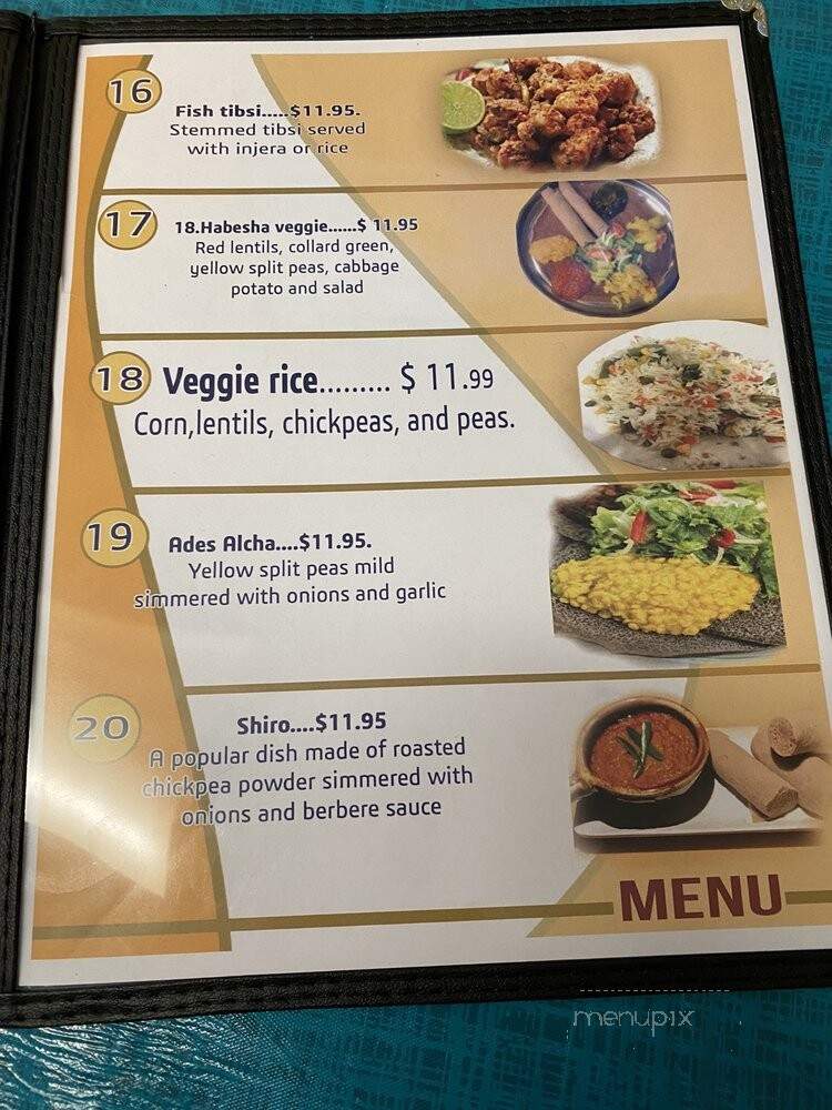 Habesha Restaurant and Grocery - Louisville, KY menu_pic