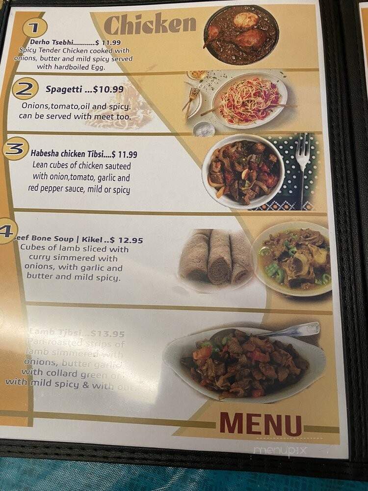 Habesha Restaurant and Grocery - Louisville, KY menu_pic