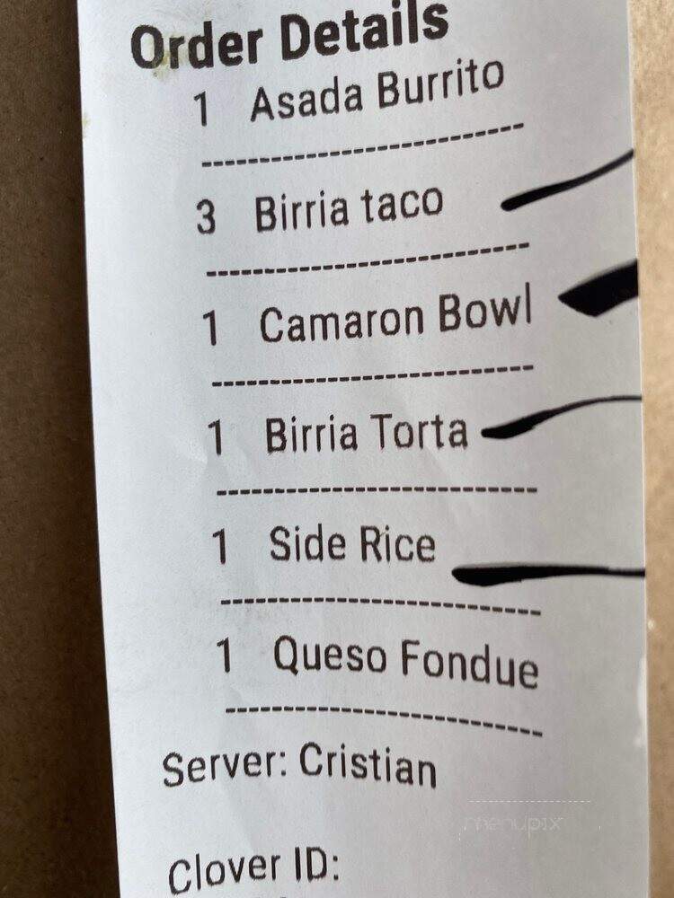 El Sazon Tacos & More - Saint Paul, MN menu_pic