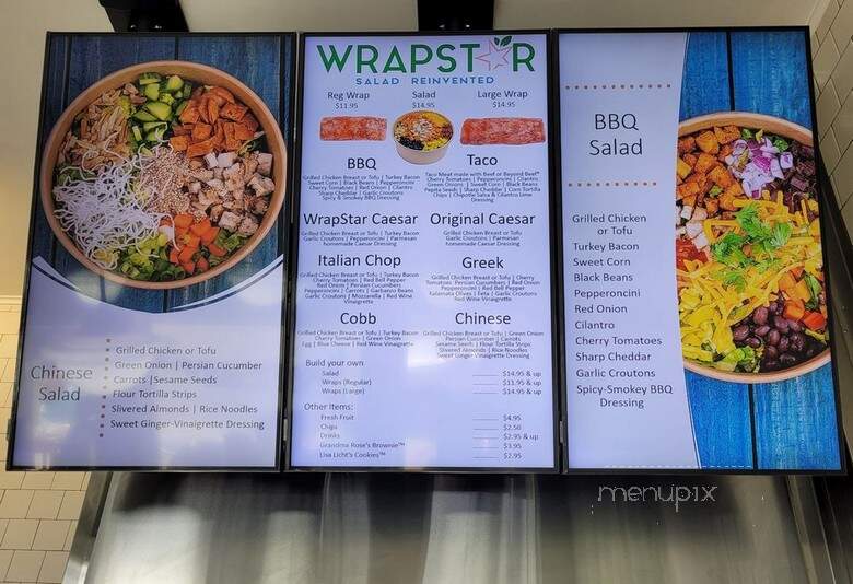 WrapStar - Beverly Hills, CA menu_pic