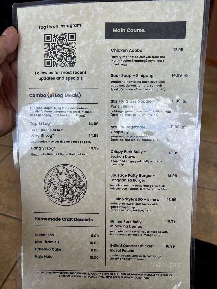 The Narra Tree - Savannah, GA menu_pic