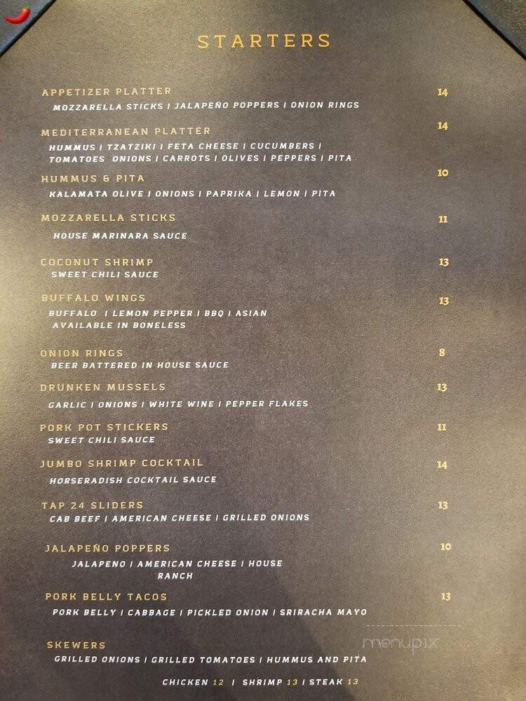 Tap24 Bar & Grill - Long Beach, CA menu_pic