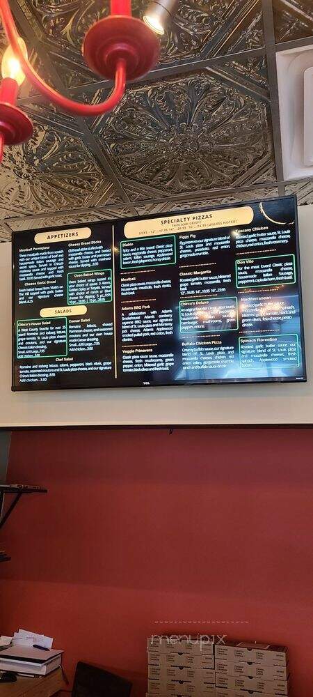 Chirco's Pizza - Chesterfield, MO menu_pic