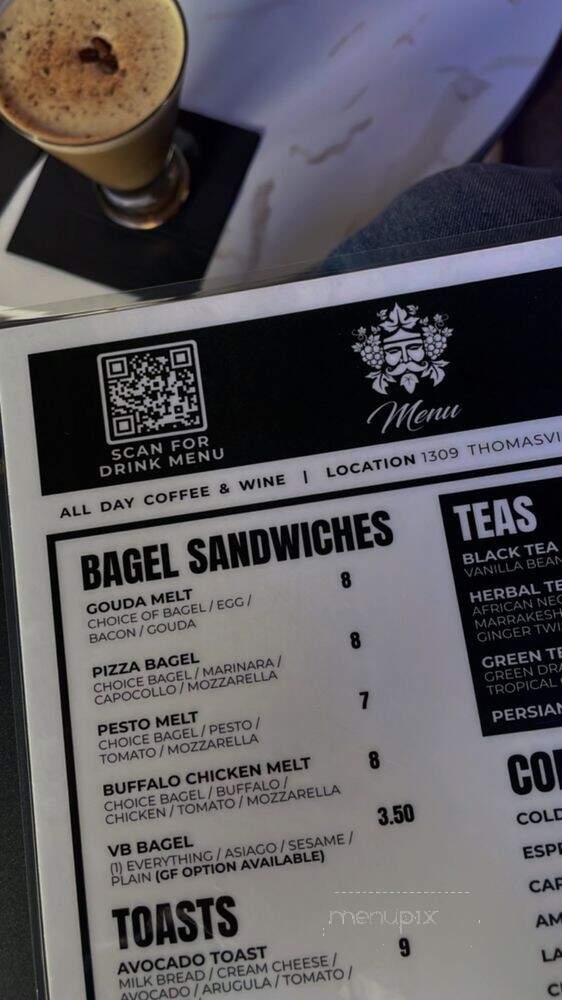 Vino Beano - Tallahassee, FL menu_pic