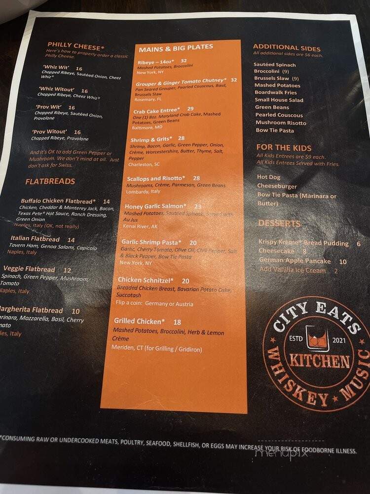 City Eats Kitchen - Alpharetta, GA menu_pic