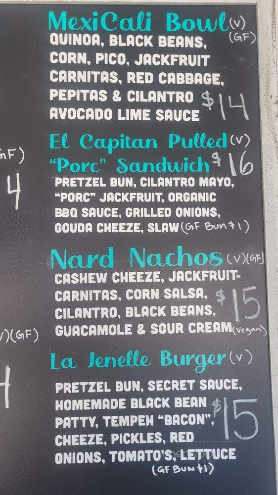 La Jenelle Natural Cafe - Oxnard, CA menu_pic