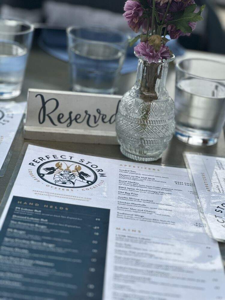 Perfect Storm - Redondo Beach, CA menu_pic