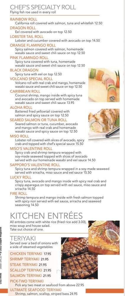 Genki Sushi & Grill - Lancaster, PA menu_pic