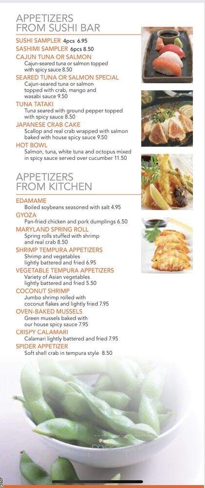 Genki Sushi & Grill - Lancaster, PA menu_pic