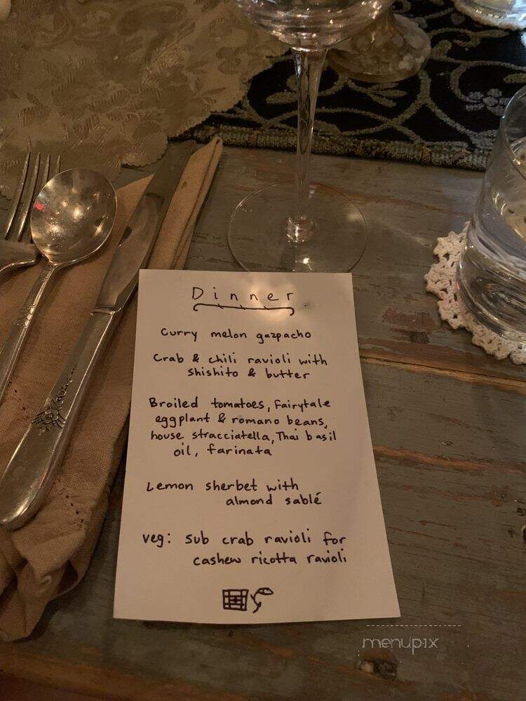 Dinner Party - Brooklyn, NY menu_pic