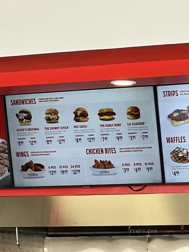Clydes Hot Chicken - Santa Ana, CA menu_pic