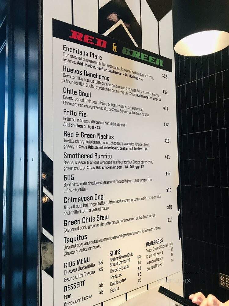 Red & Green - Albuquerque, NM menu_pic