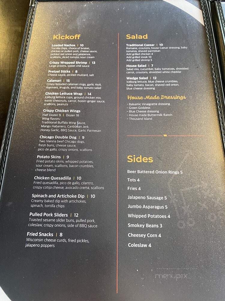 The Kingdom Bar & Grille - Overland Park, KS menu_pic