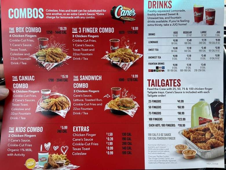 Raising Cane's Chicken Fingers - Chino, CA