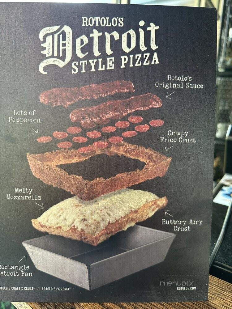 Rotolo's Craft & Crust - Memphis, TN menu_pic