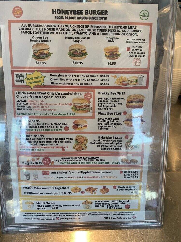 Honeybee Burger - Los Angeles, CA