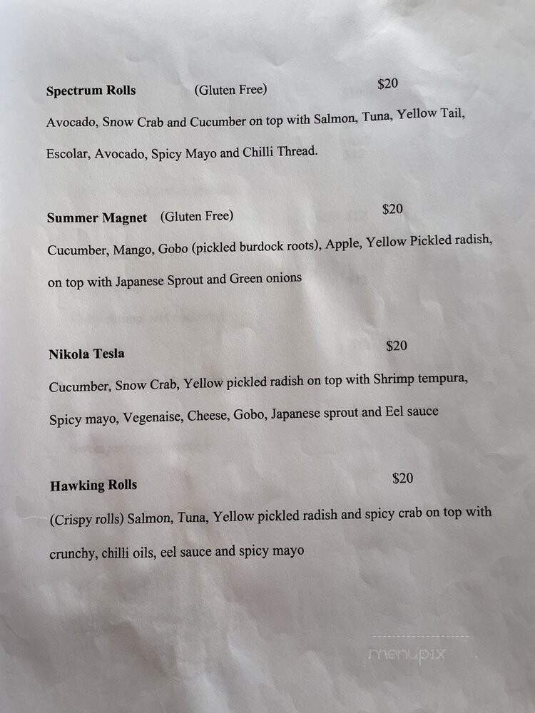The Plant Lab Vegan - Los Angeles, CA menu_pic