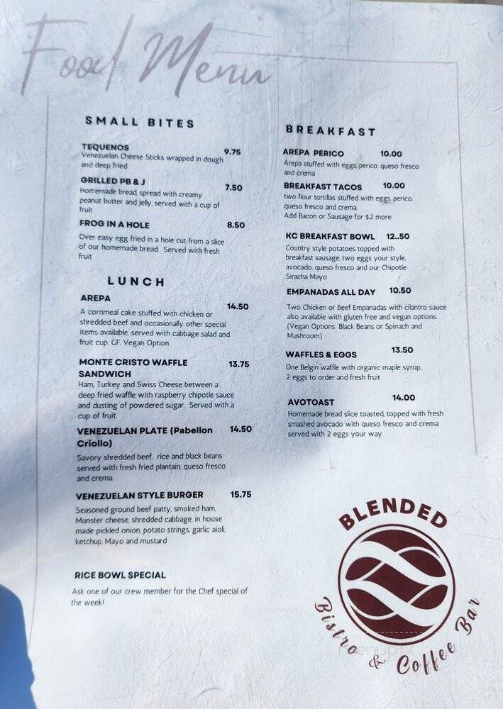 Blended Bistro & Coffee Bar - Montgomery, TX