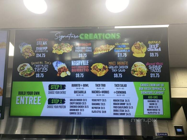 Bubbakoo's Burritos - Liberty Township, OH menu_pic