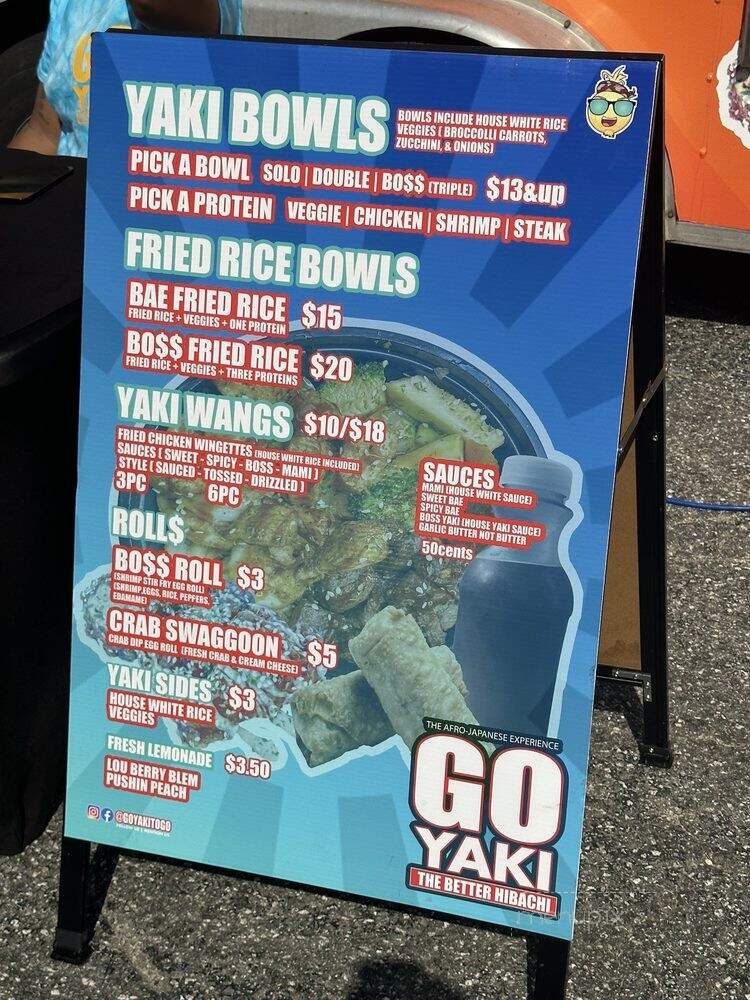 Go Yaki To Go - Greensboro, NC menu_pic