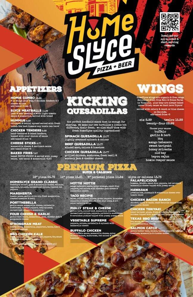 Homslyce - Clarksville, MD menu_pic