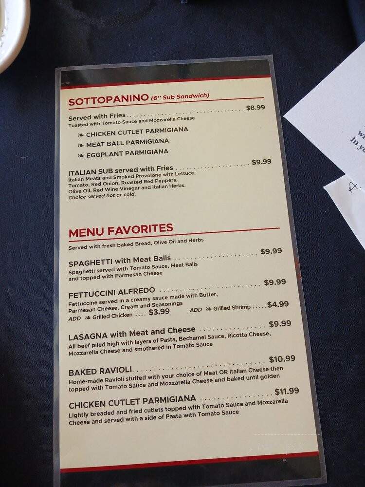 Italiana La Famiglia - Sanford, FL menu_pic