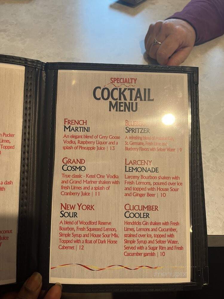 Kelly's Tavern - Virginia Beach, VA menu_pic