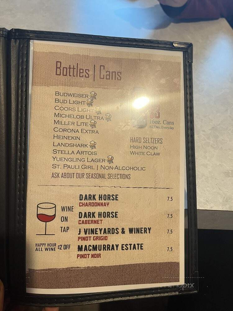 Kelly's Tavern - Virginia Beach, VA menu_pic