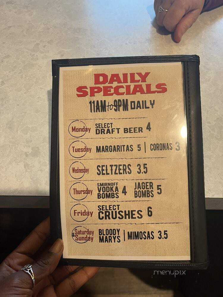 Kelly's Tavern - Virginia Beach, VA menu_pic